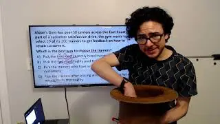 Statistics Sample Data Selection Problem with Math Reading Routine NC High School Integrated Math 3