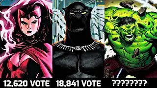 TOP 30 BEST MARVEL CHARACTER OF ALL TIME (BY VOTING) | COMICNERD