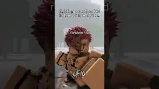 when you fight a Random Kid in the Bounce House in ROBLOX Saitama Battlegrounds
