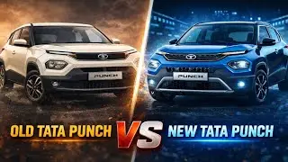 🚗 Tata Punch: Old vs New (2026 Facelift) Real Crash Test || Reel ❌ Real 💯✅