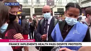[COVID-19 UPDATE] France Implements Health Pass Despite Protests