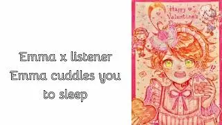 Oh my god   Emma x listener ~requested~Emma cuddles you to sleep - Lonely Teacup