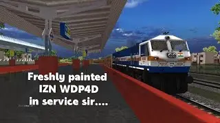11035 Dadar central Mysuru Sharavathi express 3 Kalas halt to SMM Haveri Izzatnagar WDP4D IR SWR