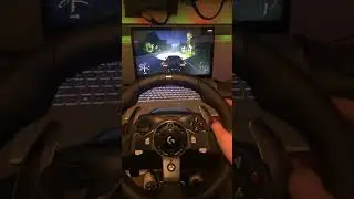 FH5 Lamborghini Hurac&aacute;n EVO launch control! #lamborghini # #racecar #steeringwheel