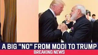 A Big NO from Modi to Trump on Kashmir Mediation