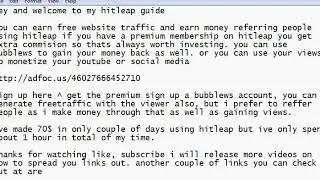 Free Traffic and Money Through HITLEAP + Proof