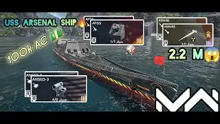 USS Arsenal ship🤯👌with nuclear equipment #modernwarships#battleship#shortvideo