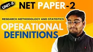 Operational Definition in Research | Meaning, Examples, and Importance with nitish sir