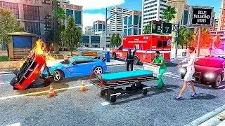 City Ambulance Rescue Simulator Games Gameplay