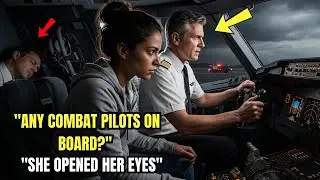 She Was Sleeping in 8A — When the Captain Asked if Any Combat Pilots Were on Board