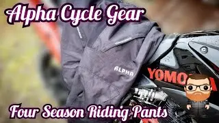 Alpha Cycle Gear Four Season Riding Pants.  Are they Really??? #ridinggear #coldweathergear