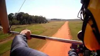 Microlight Trike Take-off Rhinopark Airfield South Africa