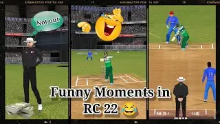 FUNNY MOMENTS IN RC22 GAMEPLAY 😂 || NEW UMPIRE || MISS FIELDS || Billa Gaming TV || #billagang