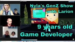 Is he too young to develop games at 9 years old? Larion doesn't think so | Nyla's GenZ Art Show