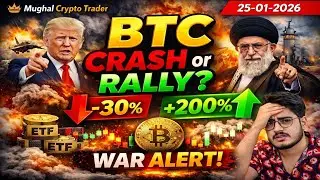 US&ndash;Iran War News 🔥 Bitcoin Crash Ya Mega Rally? | BTC History + ETF Analysis 🚨