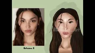 Kinda realistic digital speed paint with reference!
