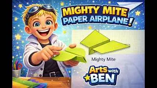 How to Make Mighty Mite Paper Airplane ✈️ Small but SUPER Strong!