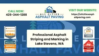 Professional Asphalt Striping and Marking in Lake Stevens, WA
