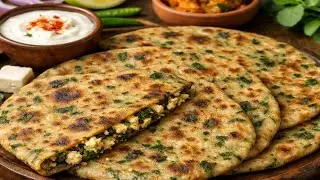 Methi Paneer Paratha Recipe | Healthy & Delicious|Easy Snacks Recipes|Paneer Recipe 