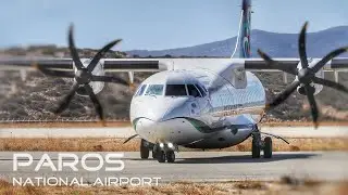 Paros National Airport (PAS) Planespotting 03.10.2025 #AT76 #DH8A