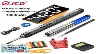 Набор для пайки с USB-портом, интерфейс Type-C, мощность 8 Вт, аккумулятор 1000 мАч, беспроводная...