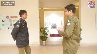 RPO Sahiwal Mehboob Rasheed and DPO Sahiwal Faisal Shahzad visited the  police station Harappa