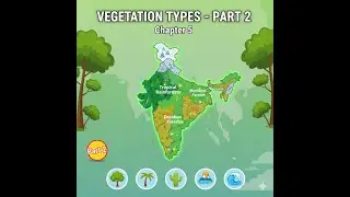 Class 9 | Natural Vegetation & Wildlife | Chapter 5 | Part 2 &mdash; India&rsquo;s 5 Forest Types🌳🔥 (Animation!)