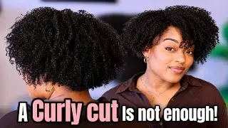 ReShaping My CurlyCut | Evening Out my Hair Cut