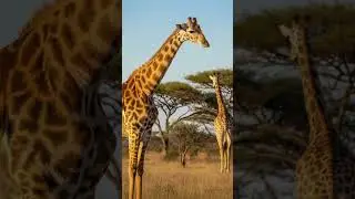 Африка Жираф 🦒 Giraffe sound | Giraffe video #animalshorts #animals #африка #жираф #wildlife