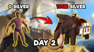 🦣 ROAD TO MAMMOTH WITHOUT PREMIUM WEST SERVER  🦣 | DAY 2 | ALBION ONLINE