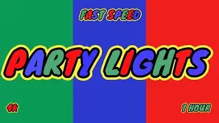 Color Changing Screen- Green vs Blue vs Red [Party Lights- Fast Speed-1 Hour].