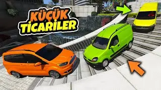 🏙️ Küçük Ticari Arabalar Şehir Parkurunda 🏙️ GTA 5