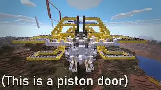 Can I make a 4x4 Piston Door with No Help? (it's massive)