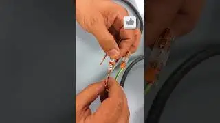 Kabo eklemede pratik &ccedil;&ouml;z&uuml;m.-Kablo nasıl eklenir.-kwblo klemensi #kablo #elektrikeğitimi  #elektronik