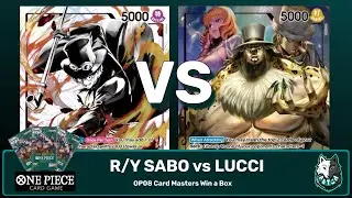 RY Sabo vs Lucci OP08 Gameplay | Win a Box |  One Piece TCG