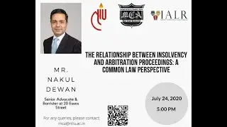 MCA LECTURE SERIES - MR. NAKUL DEWAN (24-07-2020)