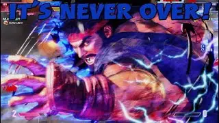 Clutch comebacks! SF6 Master Ryu matches