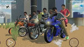 Bikes stand 😨 Bullet 🖤R15✅ KTM⚠️ Rx100🔰New gaming video | gameplay #indiantractor3d #games #gaming 