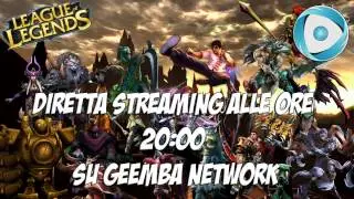 Diretta Streaming Ore 20:00 su Geemba Network