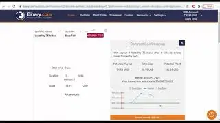 Binary.com rise fall 5 tick strategy 99% win trading 2021 from 80$ to 215.48$