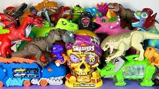 Jurassic World Unboxing Review Asmr Colorful Dinosaur T-rex Skull D-rex Triceratops Mosa Spino Stego