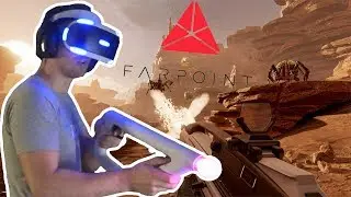 THIS IS INSANE!!! || Farpoint VR Unboxing and Gameplay || Virtual Reality FPS