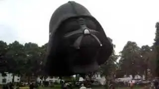 Darth Vader helmet-shaped hot air balloon
