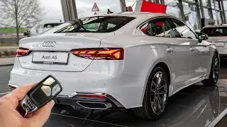 2022 Audi A5 Sportback S line 40 TDI (204hp) - Sound, Price, Interior & Exterior!