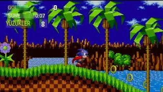 Sonic The Hedgehog Mobile-green hill zone 1-glicthsiz speedrun