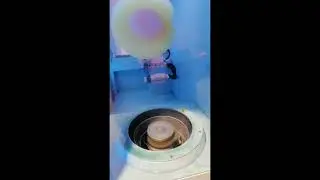 Candy floss making/ machine made  candy floss/Flower design candy floss