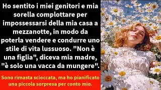 Ho sentito i miei genitori e mia sorella complottare per impossessarsi della mia casa a mezzanotte,
