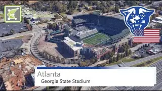 Georgia State Stadium | Georgia State Panthers | Google Earth | 2018