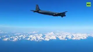 Истребитель МиГ-31 перехватил самолёт Ил-38 в ходе учений на Камчатке