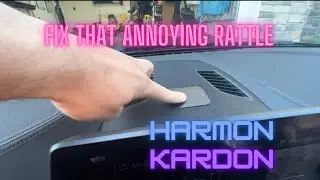 Устранение шума динамика центральной панели приборов Harmon Kardon в BMW 5 серии (g30 m550i).